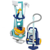 Set de curatenie pentru copii, Ecoiffier, Plastic, 3 ani+, 10 piese, Multicolor
